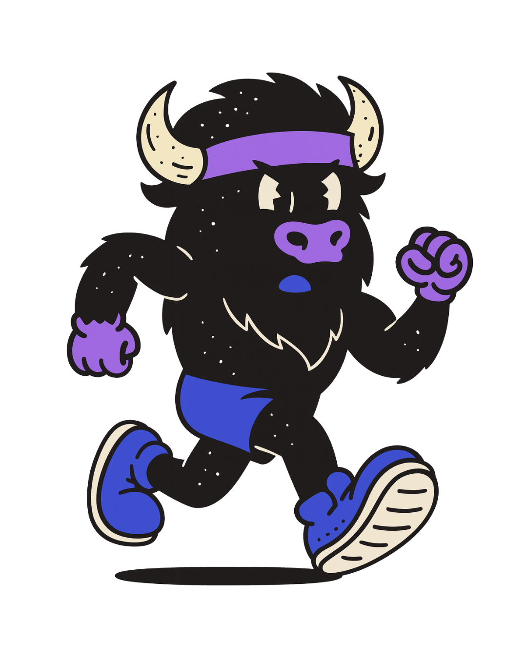 Buffalo team búfalo correndo